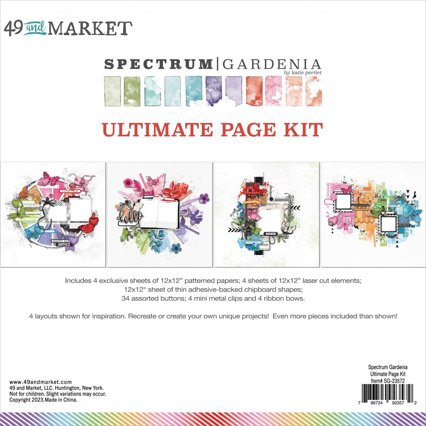 49 And Market Ultimate Page Kit-Spectrum Gardenia
