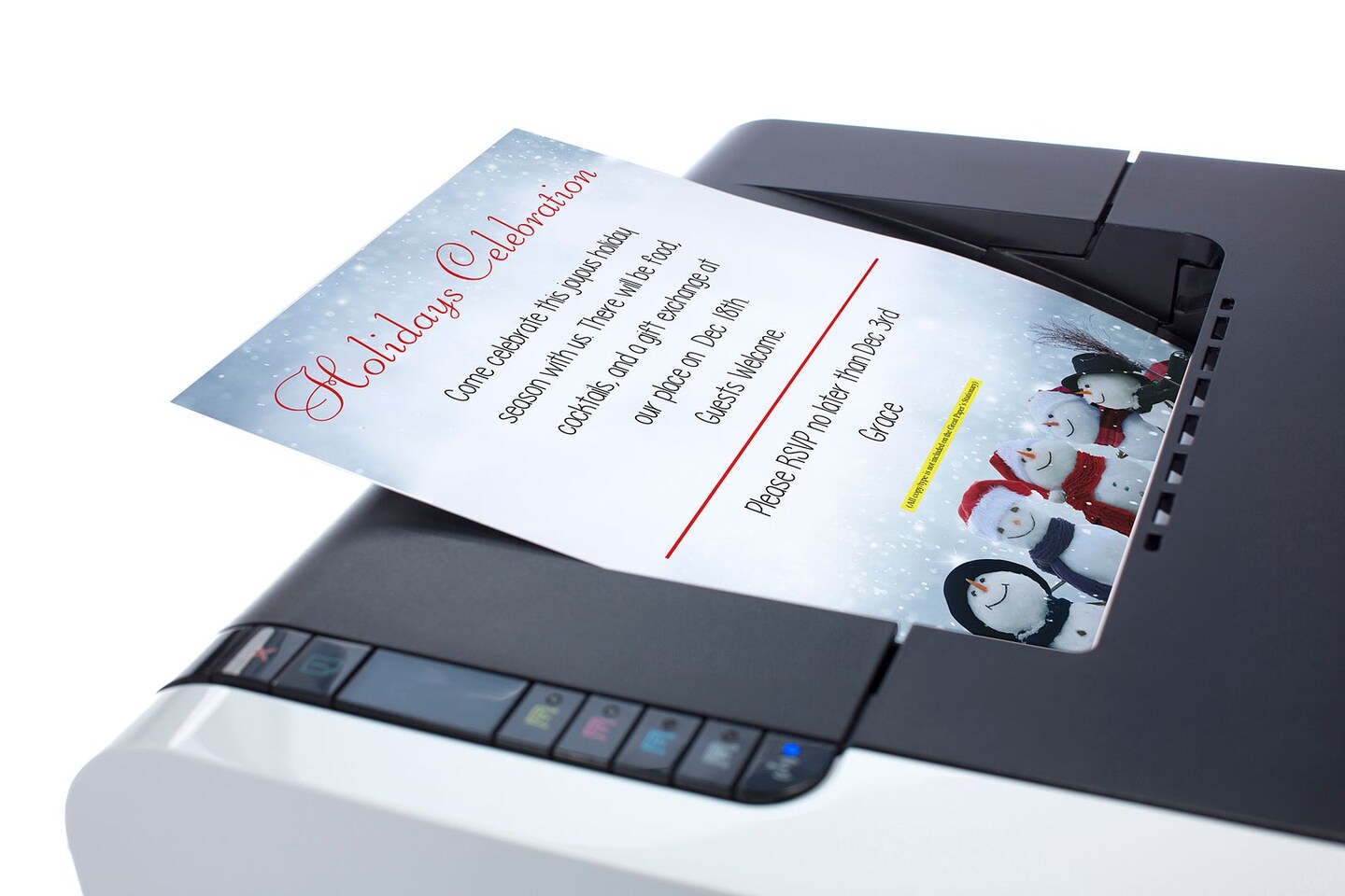 Great Papers! Magical Snowmen Holiday Letterhead, Invitations and Announcements, Printer Friendly, 8.5&#x22; x 11&#x22;, 50PK