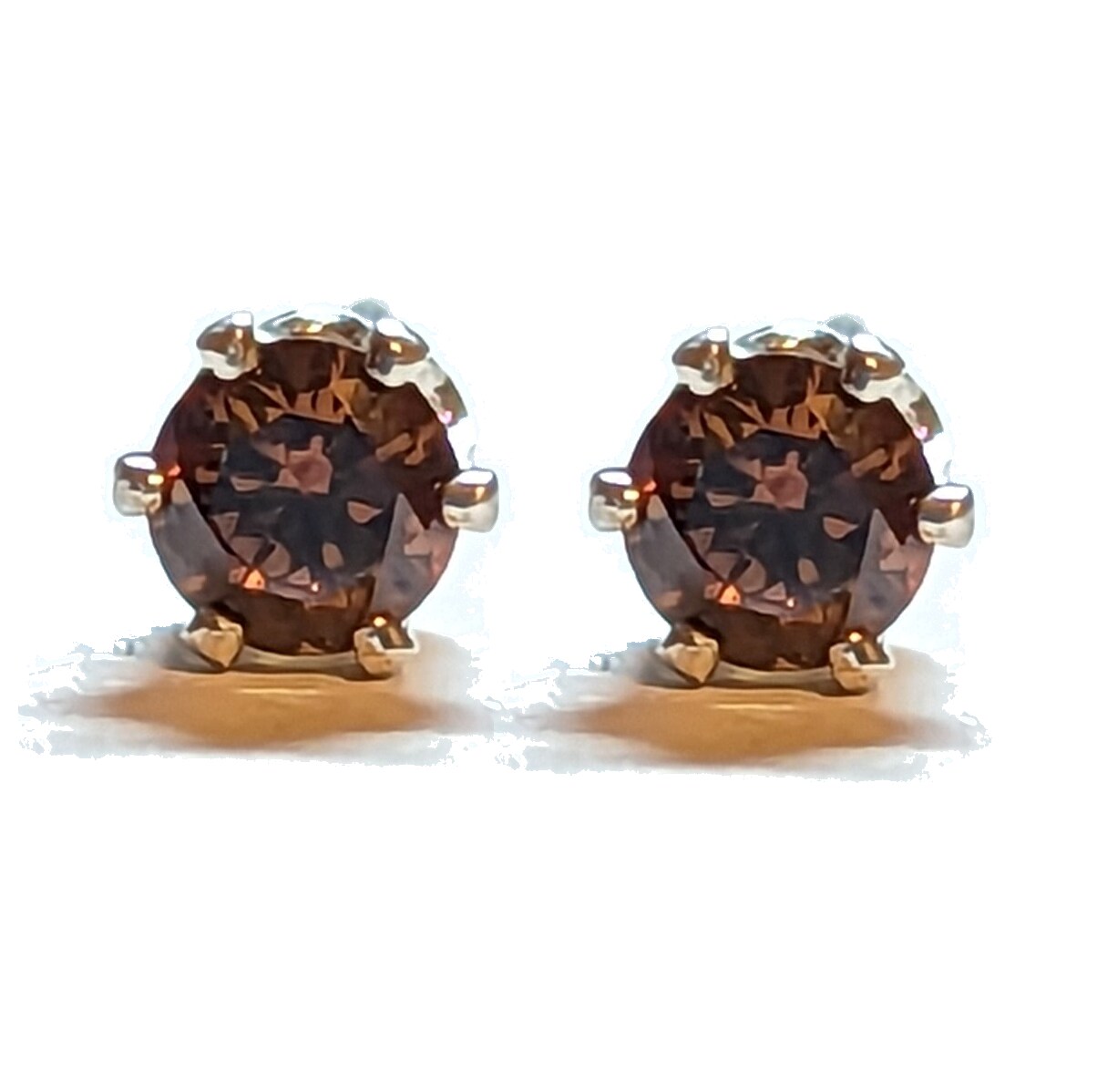 Faship Chocolate Brown Rhinestone Crystal Floral Clip Ons Earrings -  Walmart.com