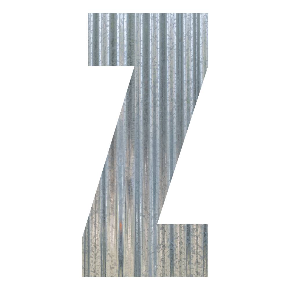 Corrugated Metal Letters and Numbers - image32