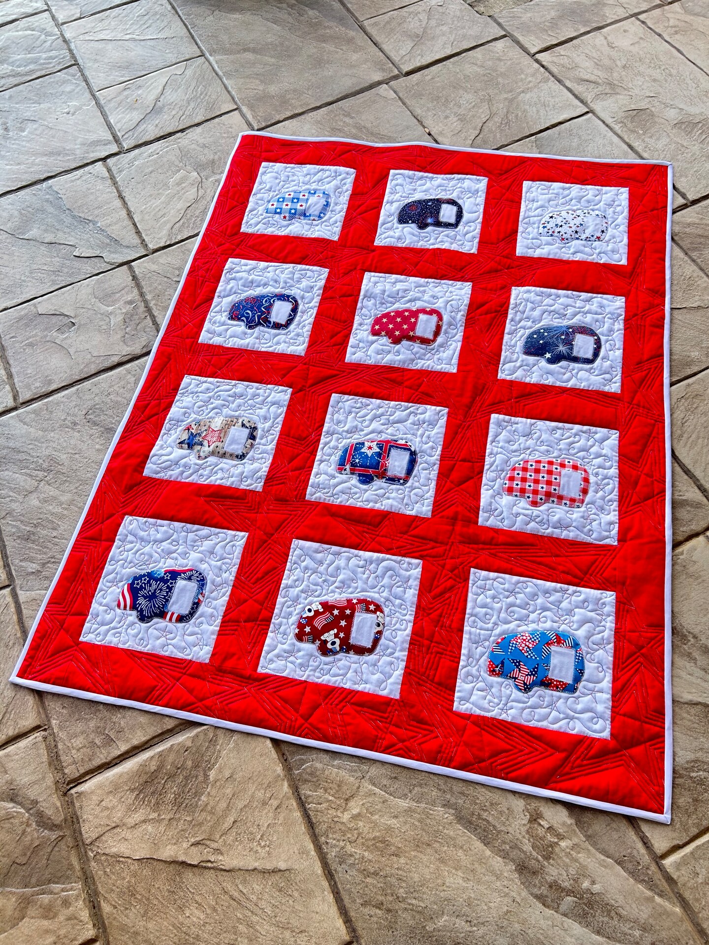 Buy Patriotic Lap/Crib Quilt