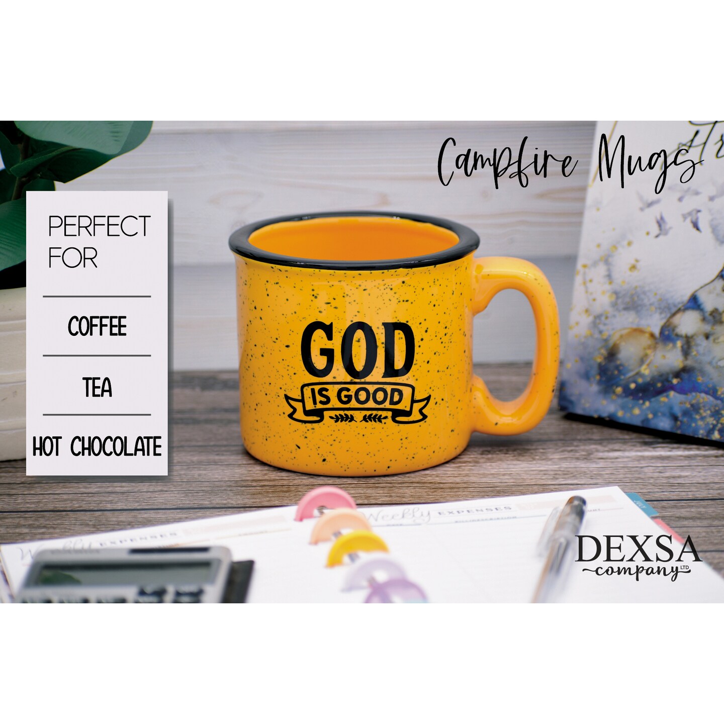 Dexsa God Is Good All The Time 15 ounce Designer Ceramic Mug