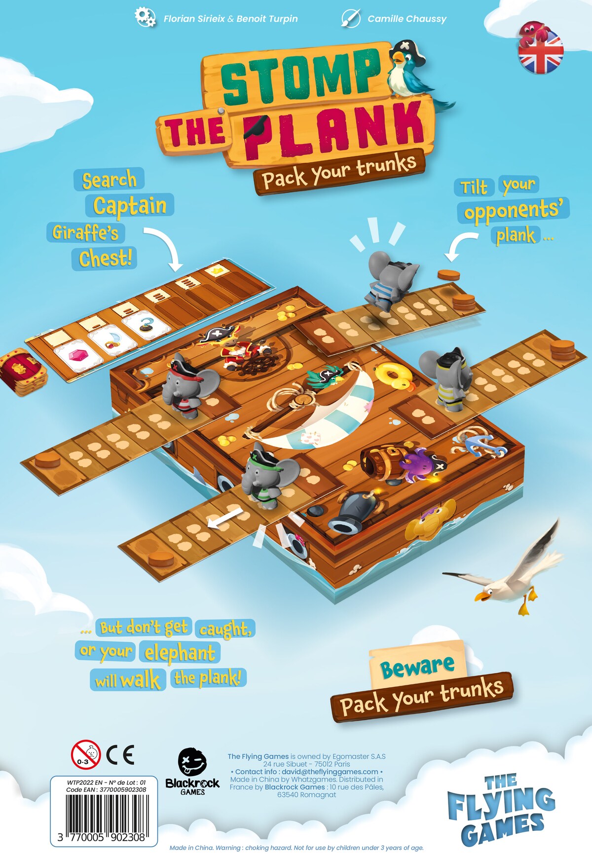 Ravensburger Stomp the Plank EN Board Game