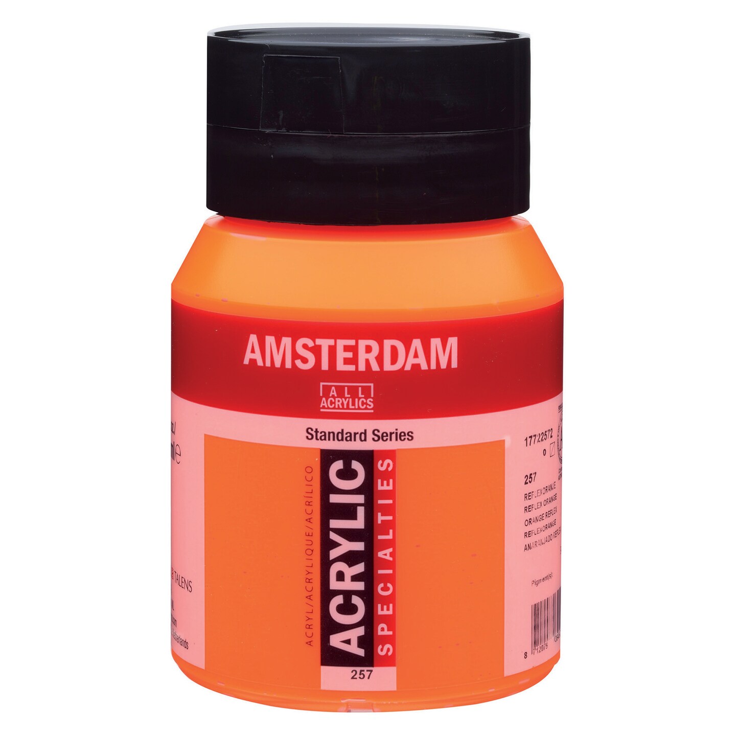 Amsterdam Standard Series Acrylic Paint, 500ml, Reflex Orange