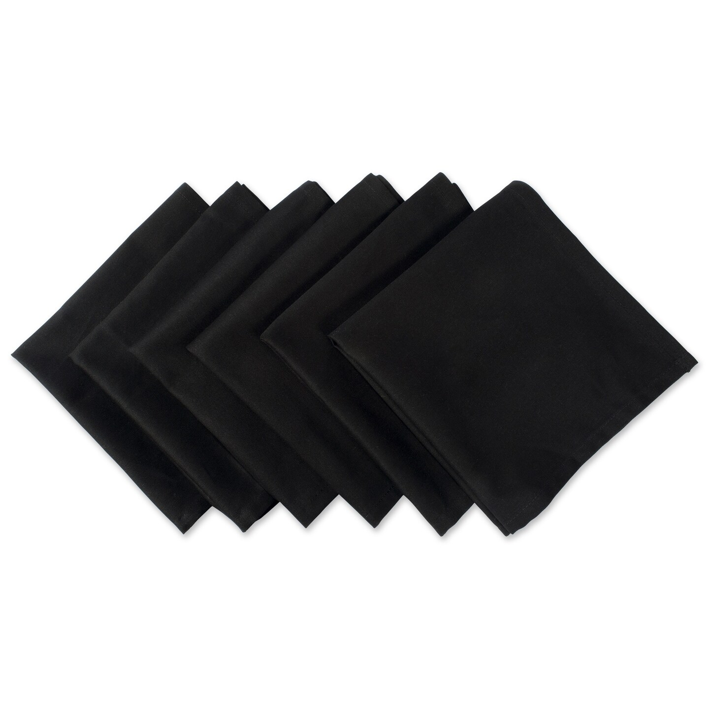 DII Black Napkin (Set of 6)