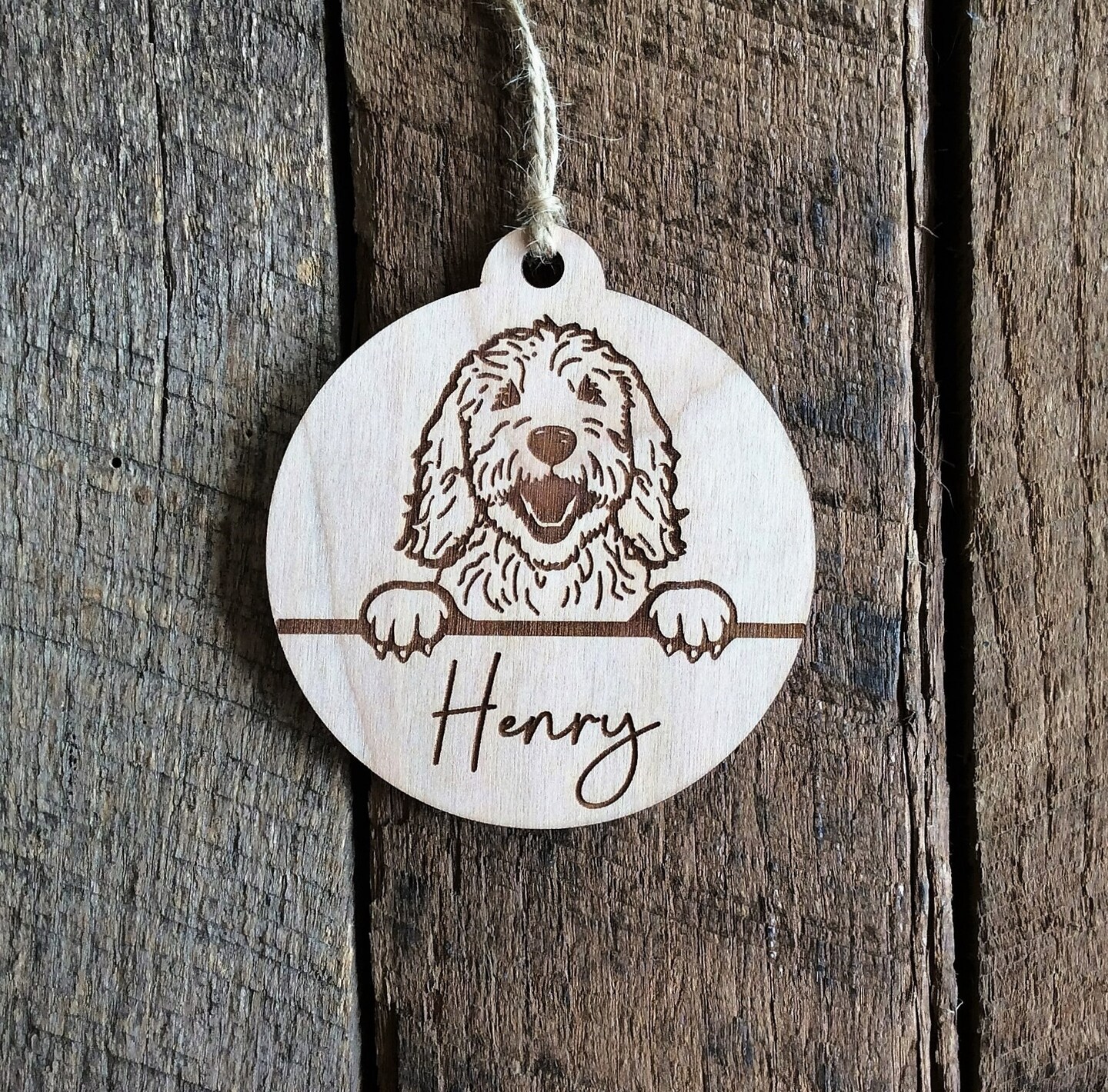 Goldendoodle ornament store