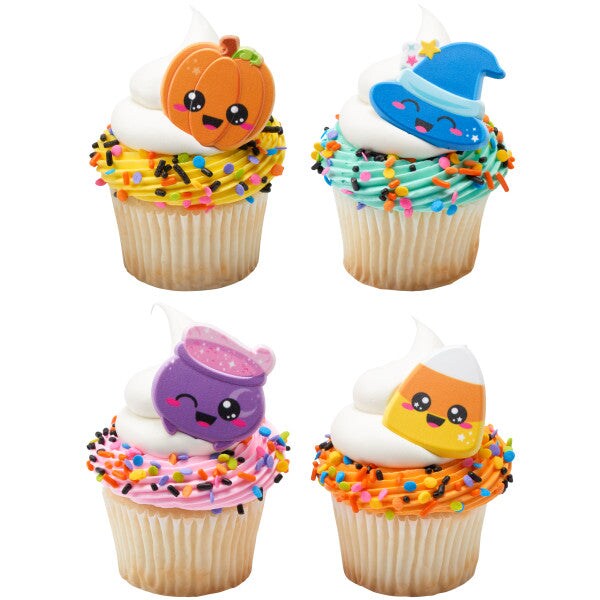 Halloween Cuties Cupcake Rings, 12ct