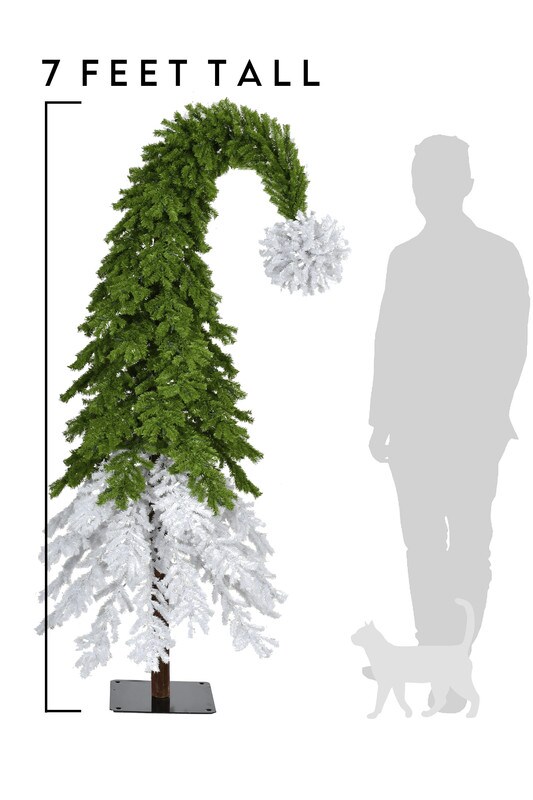 Premium Bendable Top Green Grinch Christmas Tree Aspen Fir - Festive Holiday Décor