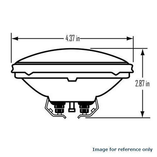 GE 39112 Q4632 - 250w PAR36 Seal Beam Quartzline Aviation Aircraft Light Bulb