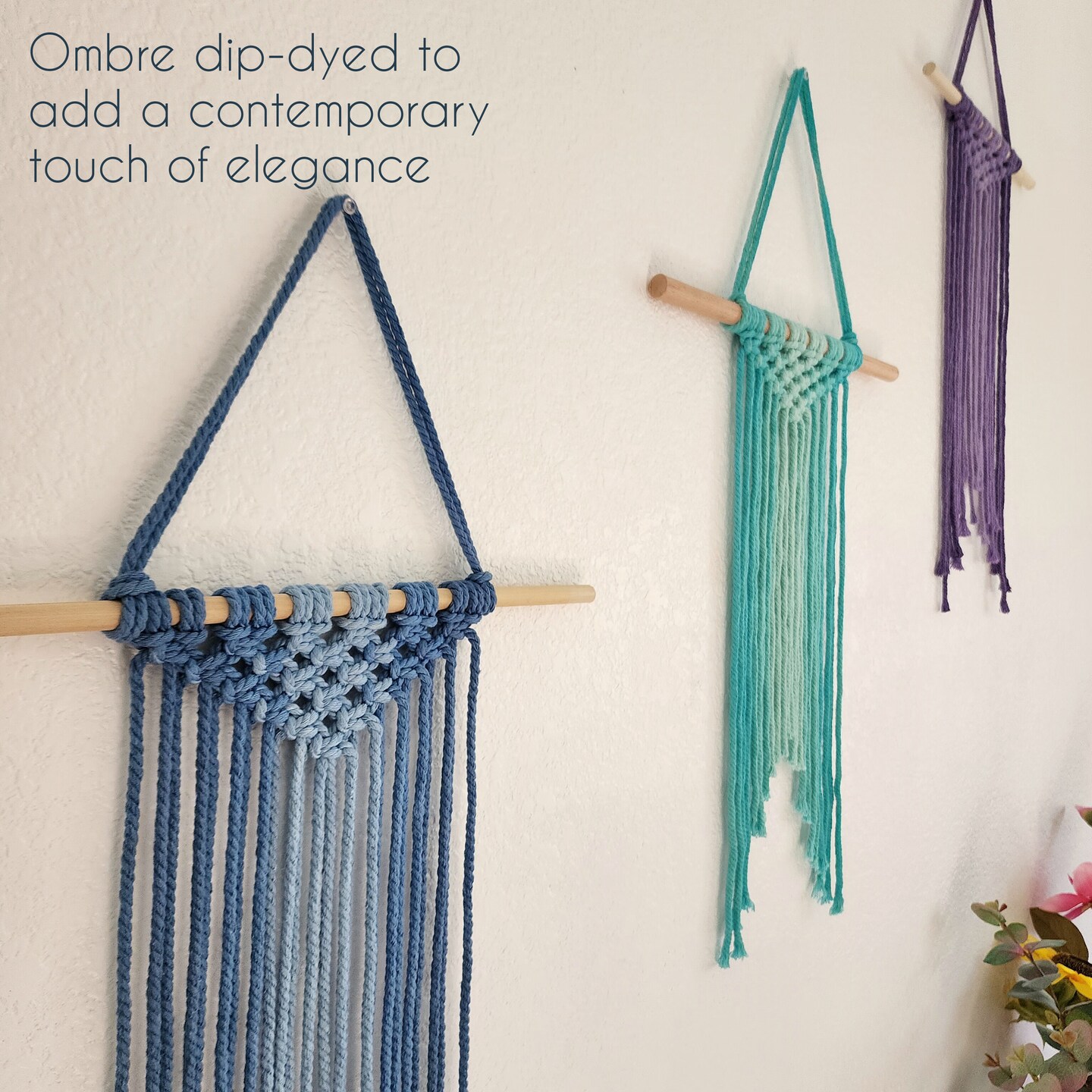 Dyed macrame discount