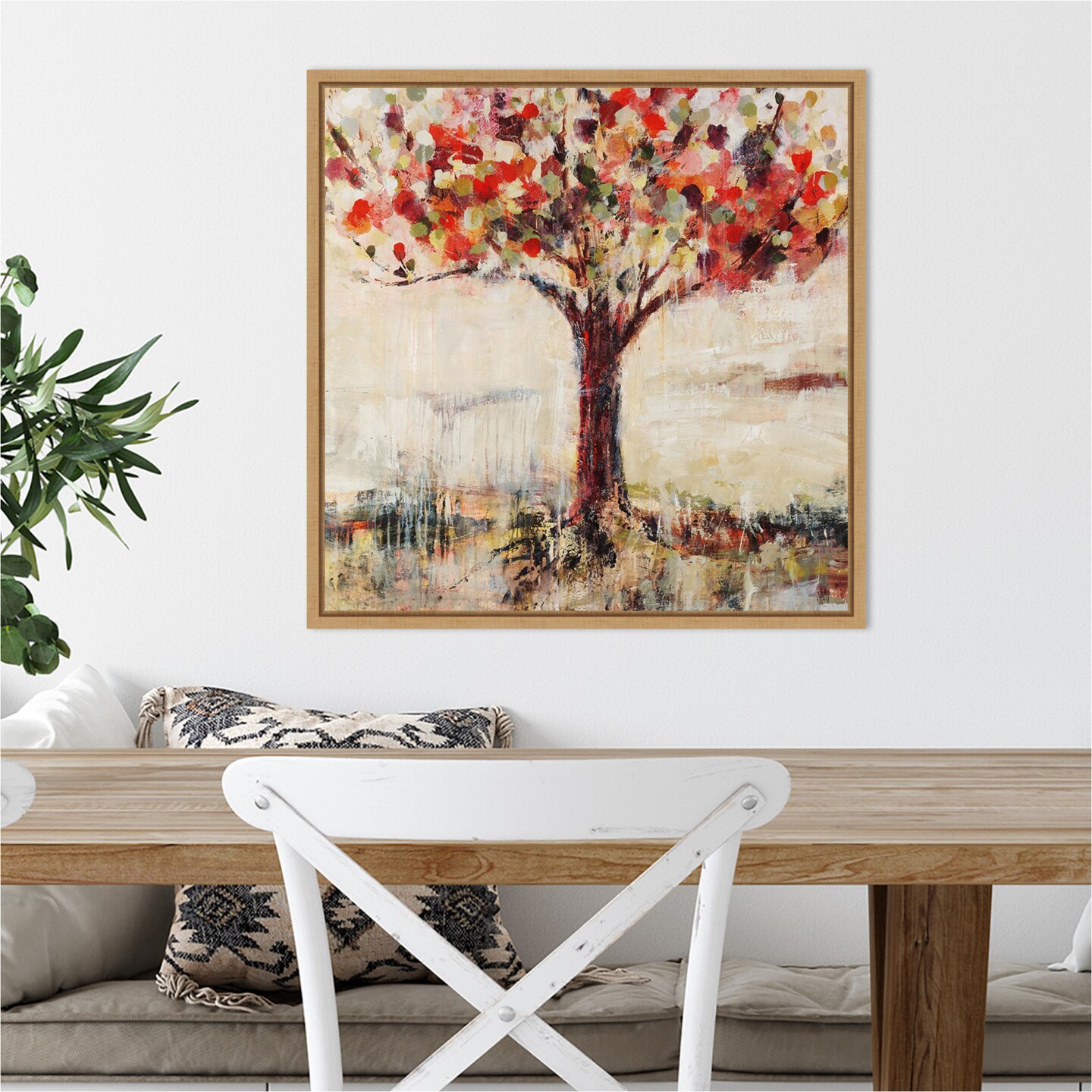 Candy Tree by Jodi Maas Canvas Art Framed