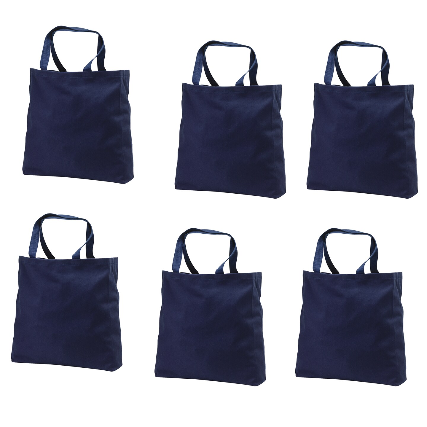 Multipack Heavy Canvas Twill Convention Bag Reusable Blank Party Favor Tote Bags for Daily Use MINA