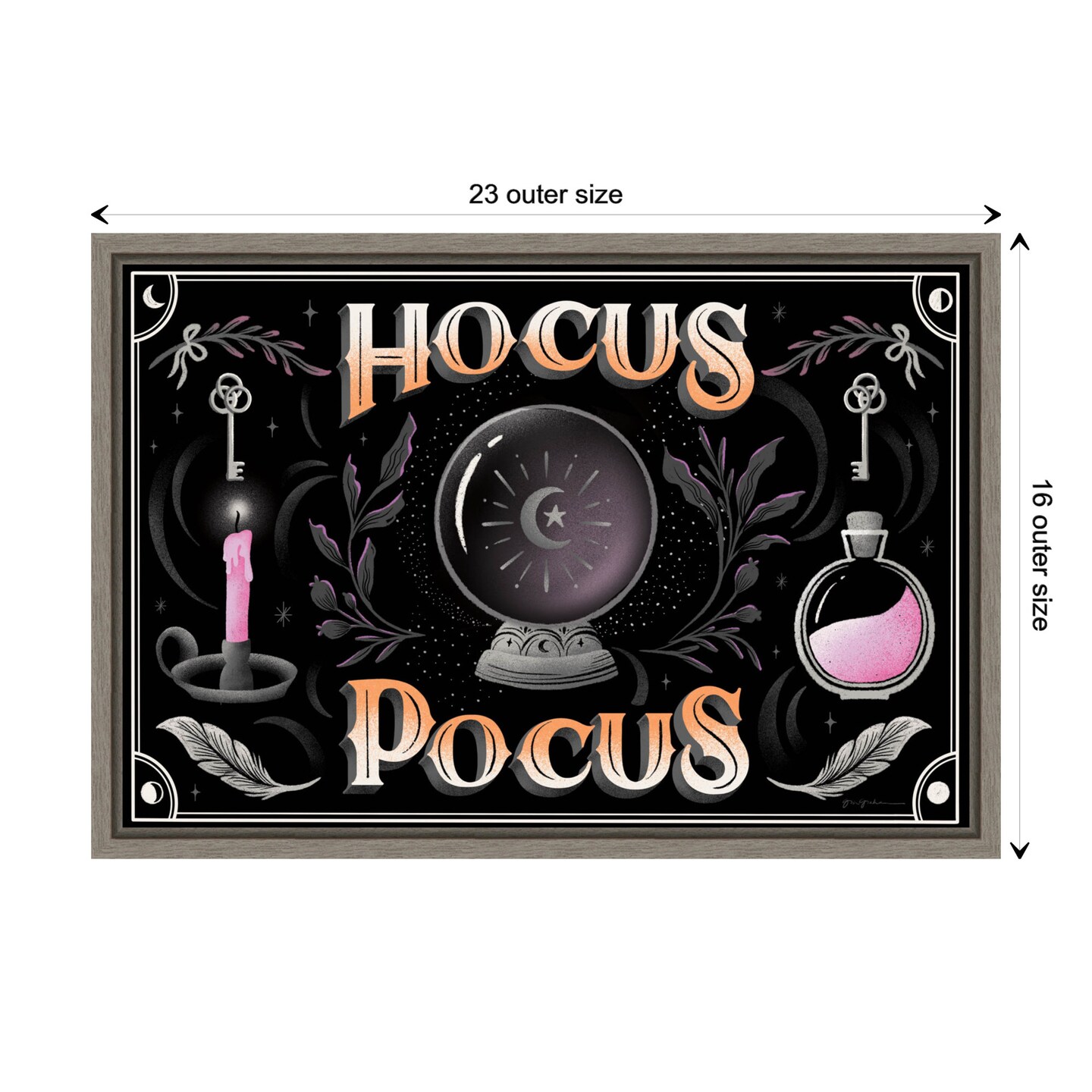 Hocus Pocus I by Gia Graham Framed Canvas Wall Art