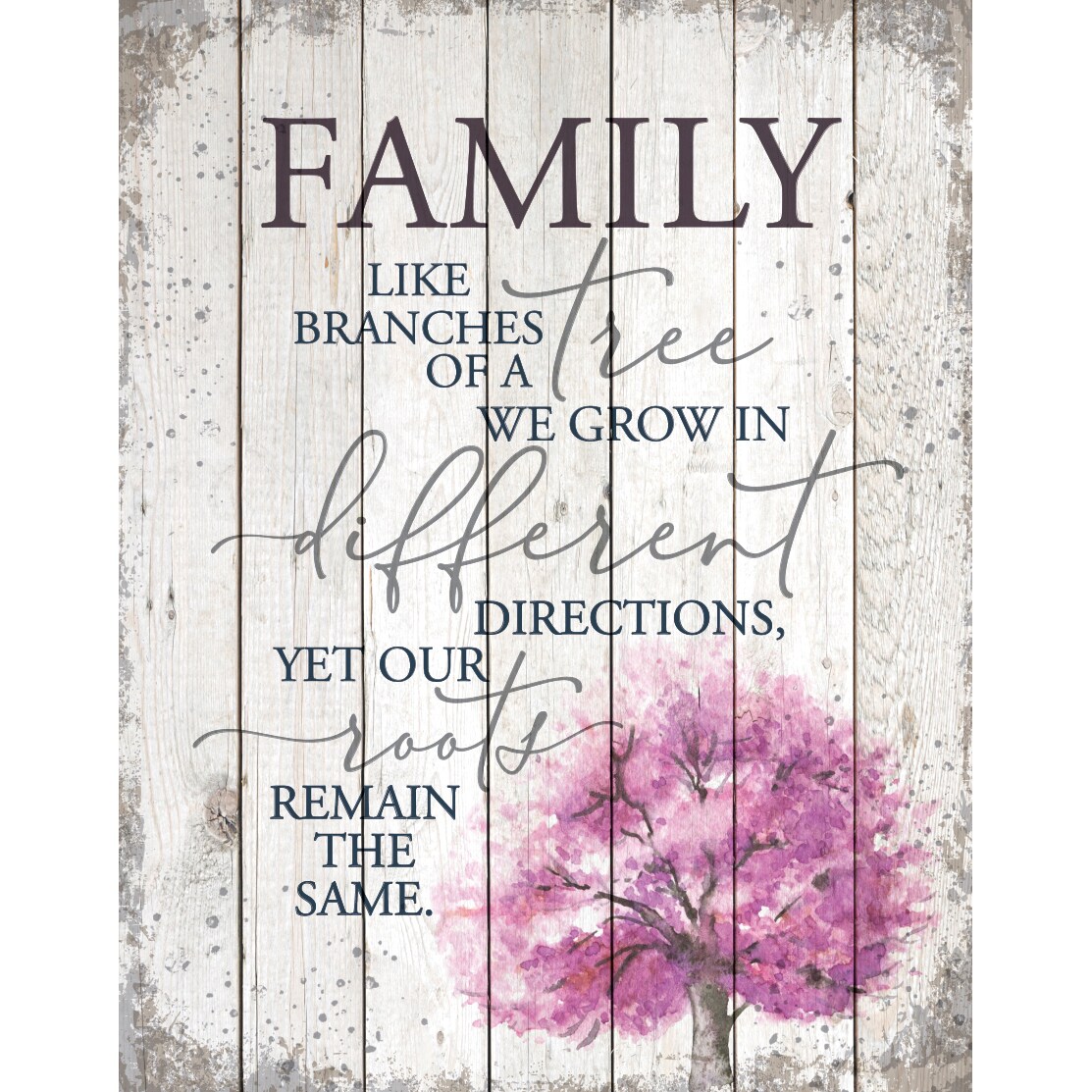 Dexsa Family-Like Branches On A Tree Wood Plaque 11.75 inches x 15 inches