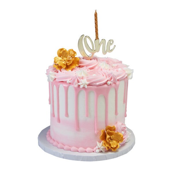 One Plastic Candle Holder, 1ct