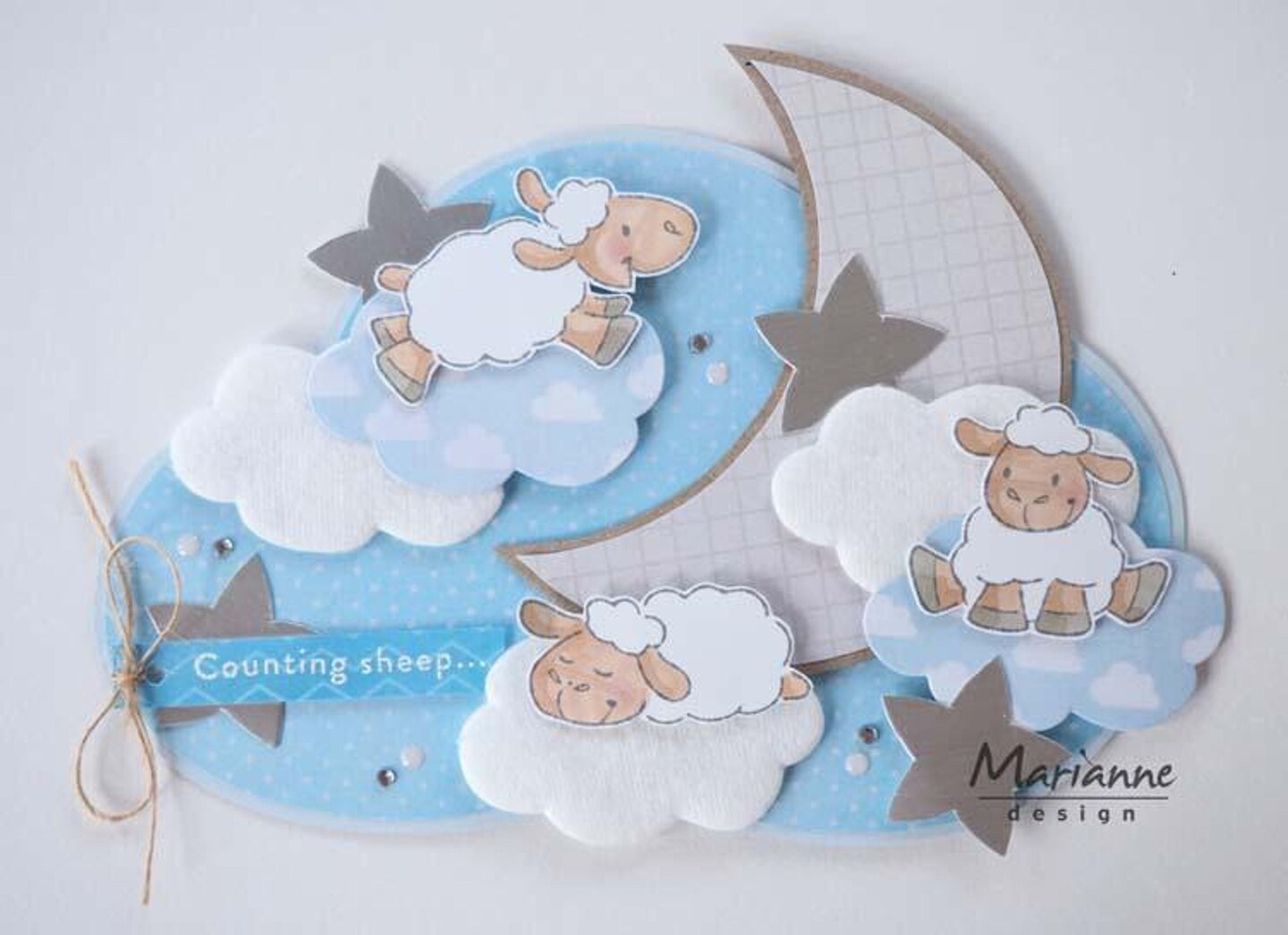 Marianne Design  Craft Stencil: Cloud by Marleen