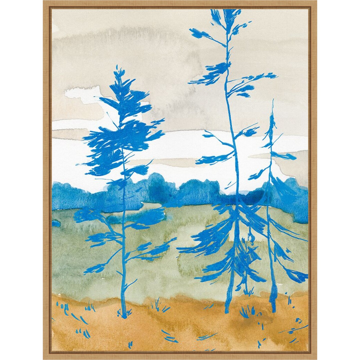 Cerulean Spruce II by Jacob Green Framed Canvas Wall Art