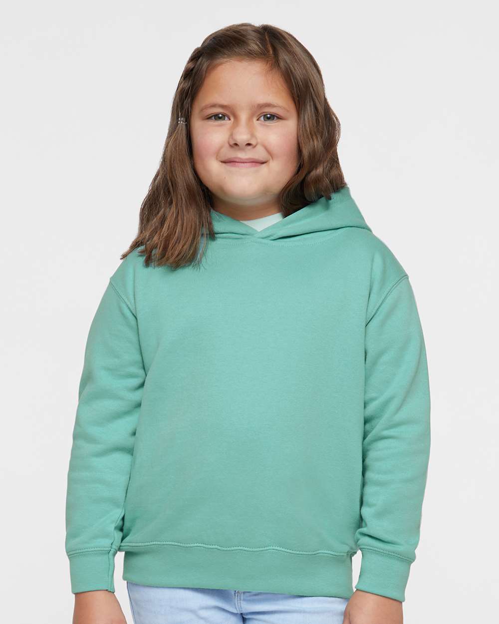 Rabbit Skins&#xAE; Toddler Pullover Fleece Turtle Neck Long Sleeve Hoodie