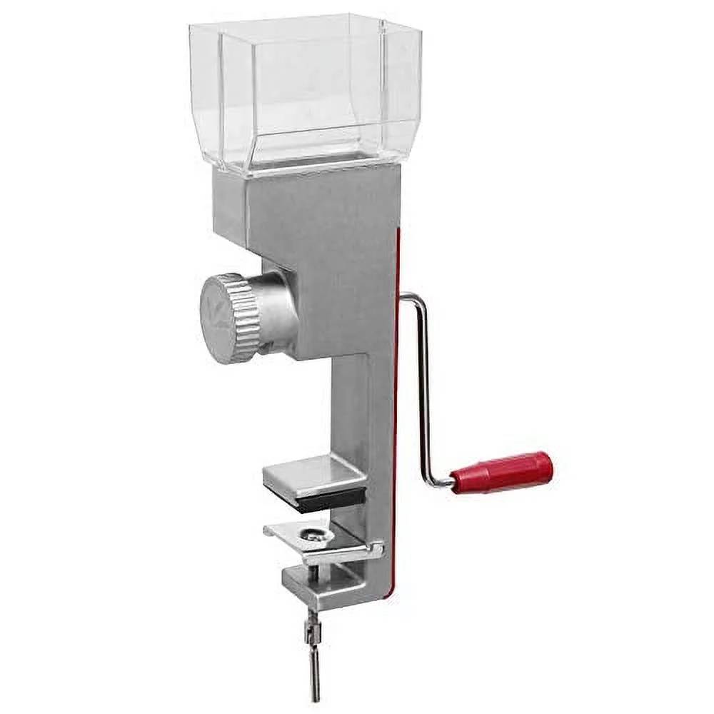 Kitchen Crop Compact Grain Mill - Deluxe, Non-Electric, Manual Power Grain Flour Grinder, 4.5 Cup Capacity, 15.75 inches