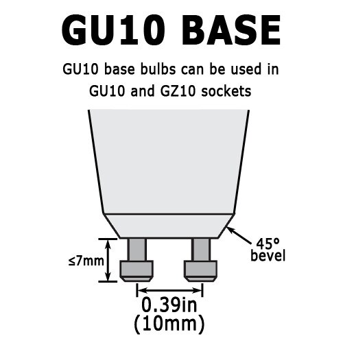 PLATINUM 50w 120v MR16 EXN GU10 Flood w/ Front Glass Halogen Light Bulb