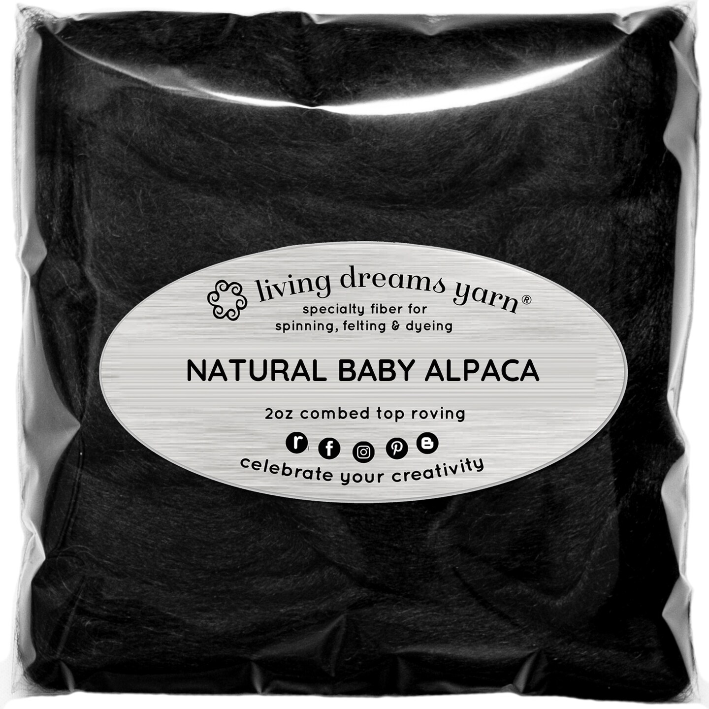 Baby Alpaca Fiber - Premium Quality, Luxuriously Soft, Natural Undyed, Combed Top Roving