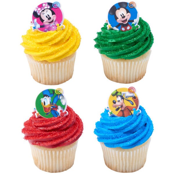 Mickey Mouse Funhouse Best Pals Around Cupcake Rings, 12ct