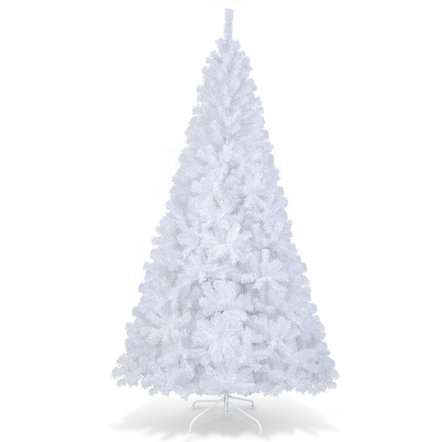 White Artificial PVC Christmas Tree with Metal Stand