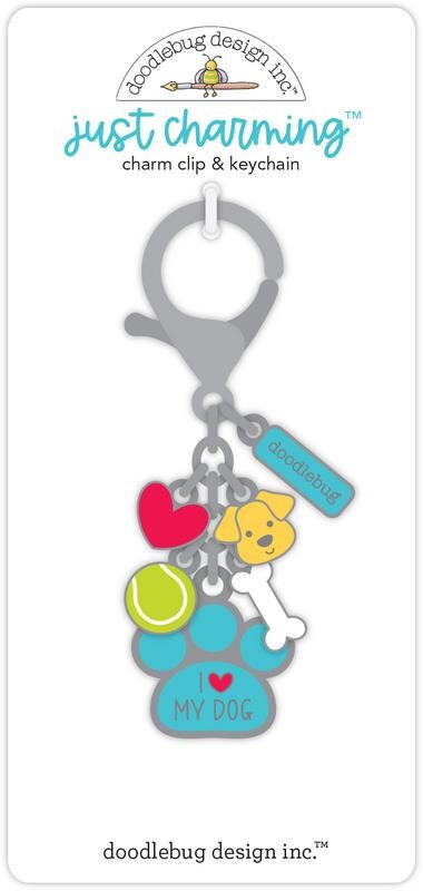 I Love My Dog just Charming Clip - Doggone Cute - Doodlebug