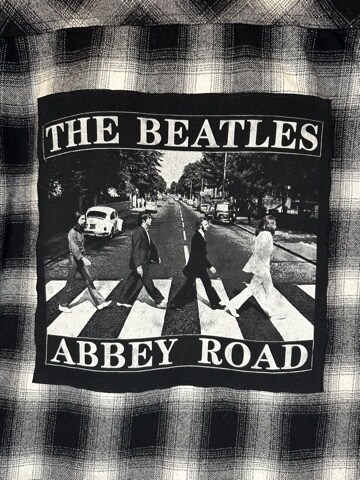 Vintage upcycled Beatles outlets Flannel