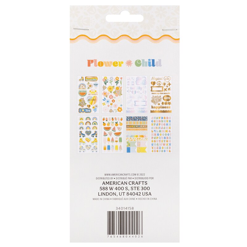 Flower Child Sticker Book - Jen Hadfield