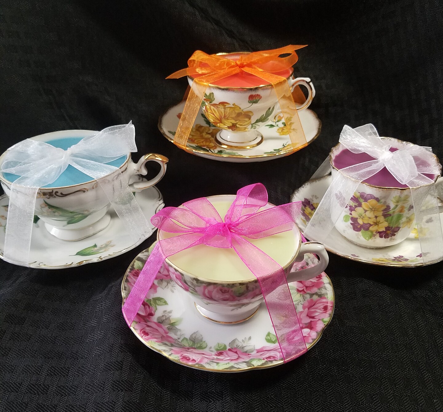 Tea Cup Candles 