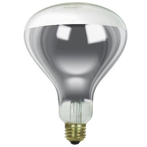 SUNLITE 125 watt 125 volts Medium Base R40 Infrared Heat Lamp