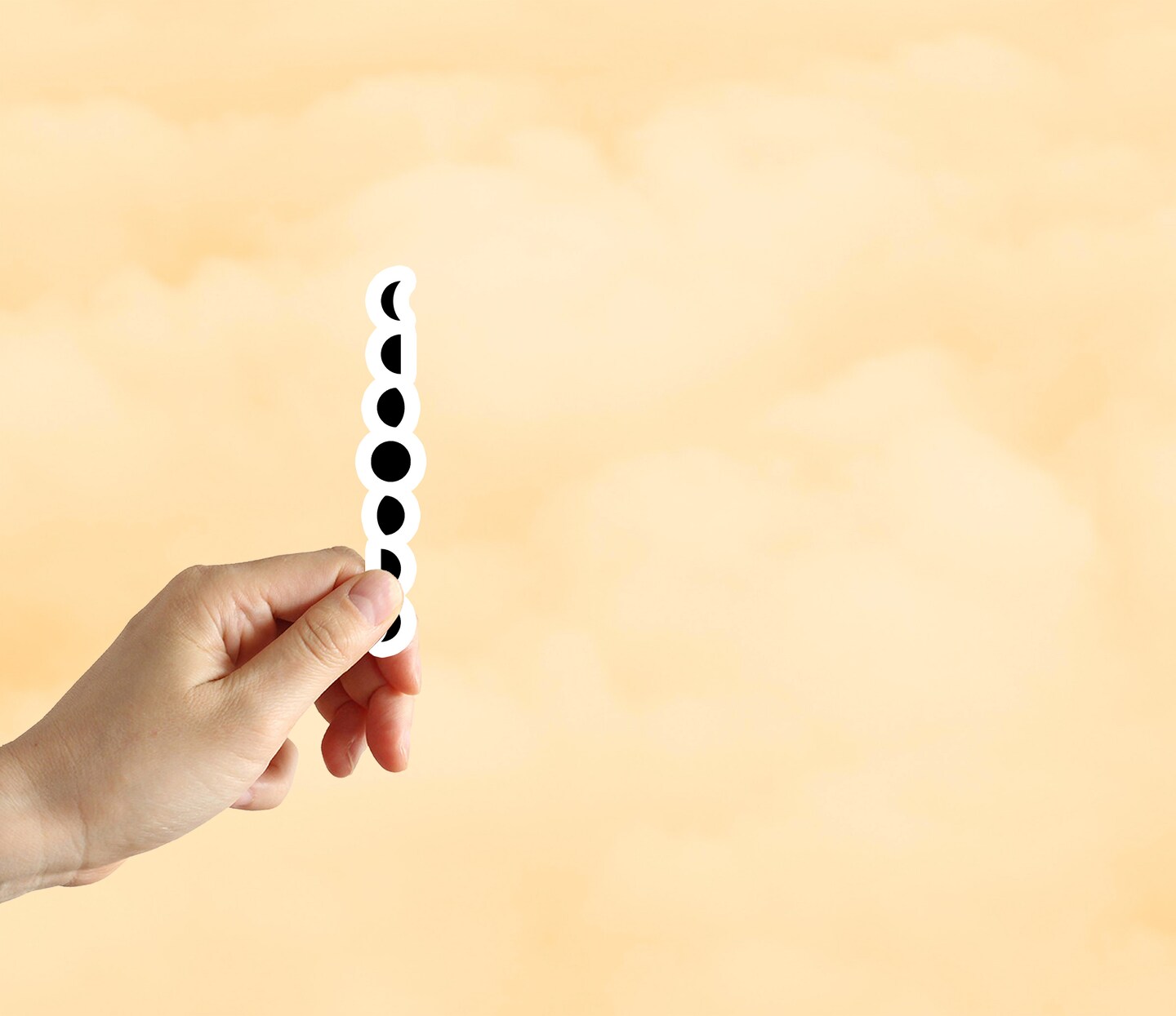 Moon Phases Sticker, Space Sticker, Water Bottle Stickers, Laptop