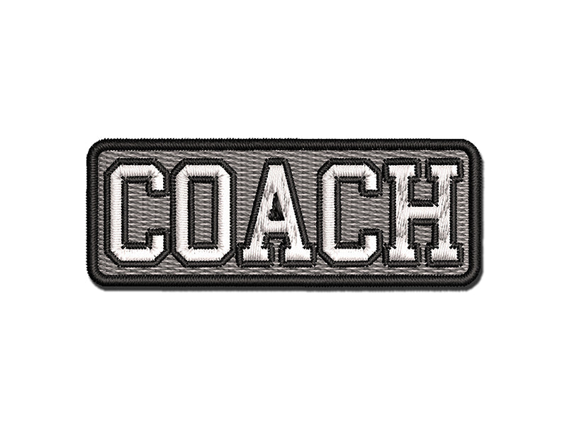Football Sports Coach Quarterback Team Embroidered Iron on Patch Crafts 
