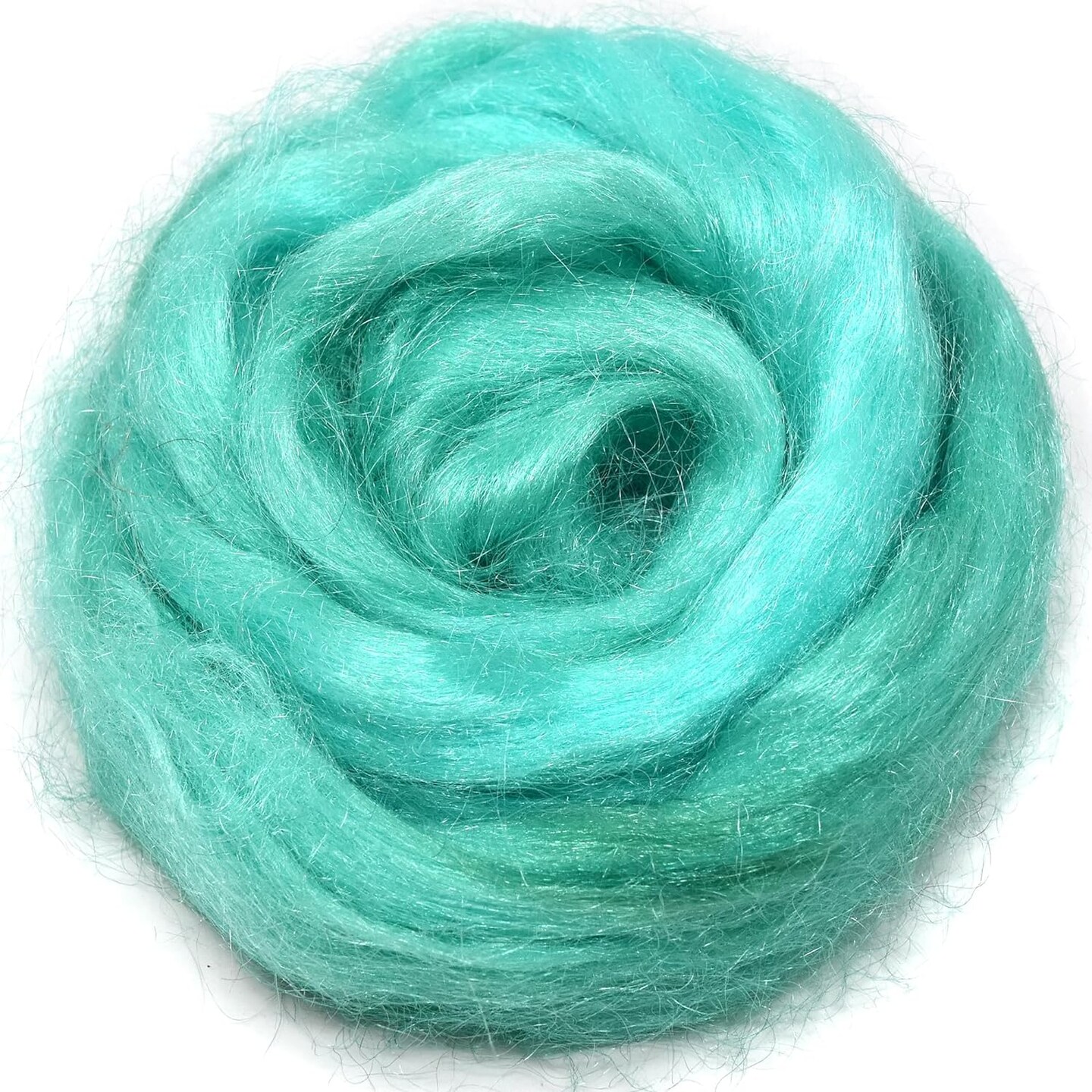 FIRESTAR Nylon Fiber for Spinning, Blending, Dyeing, Felting and Doll Making. Trilobal Nylon Combed Top