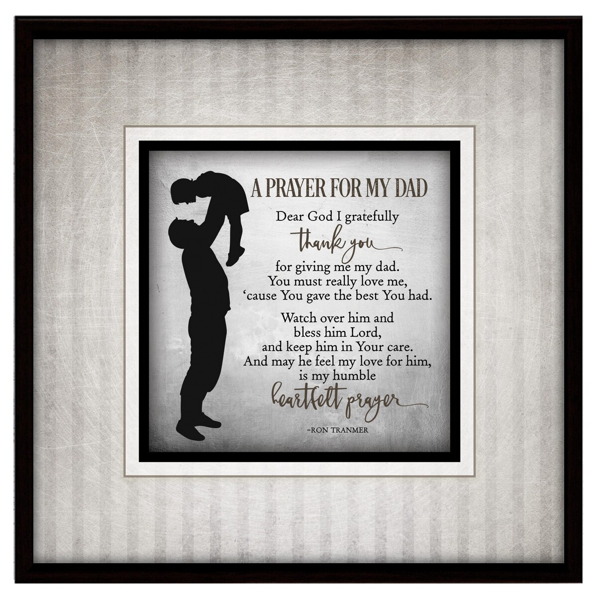 Dexsa Prayer For My Dad Simple Expressions Wood Plaque with Easel