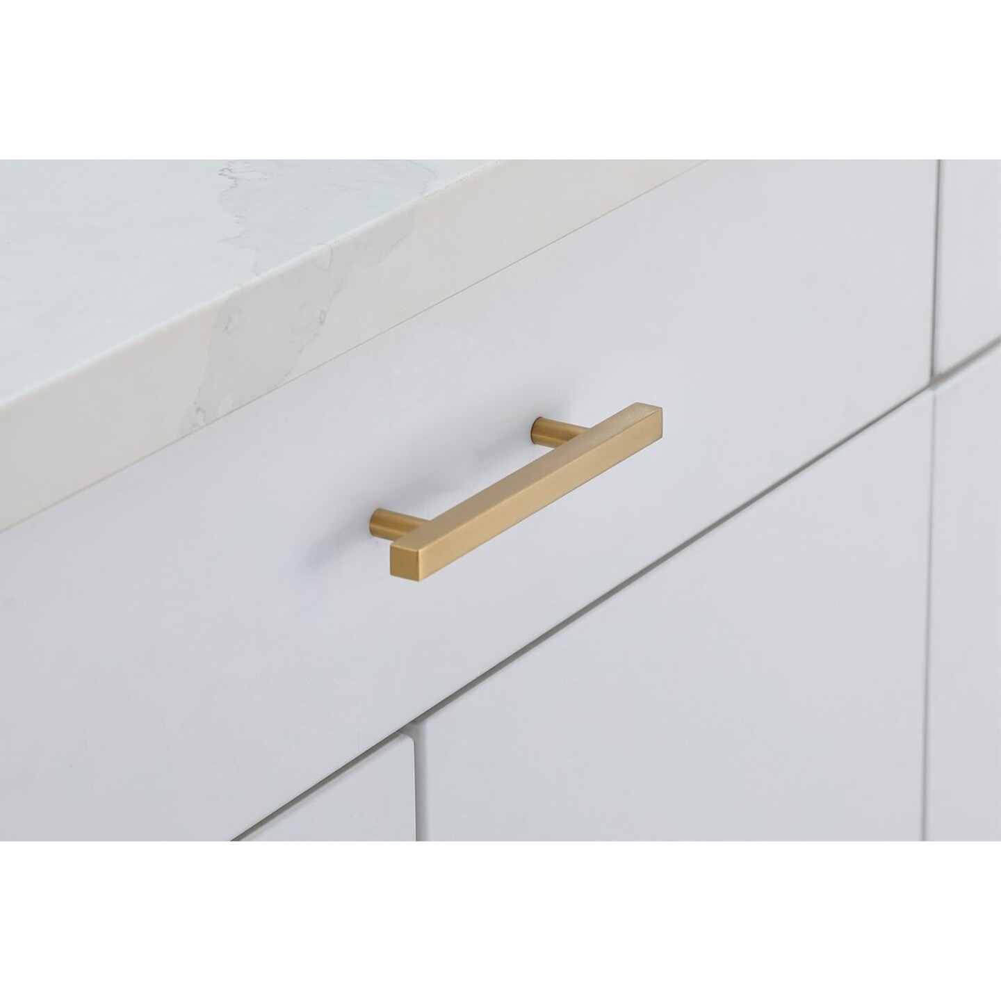 Dior 4" Center to Center Brass Bar Pull Multipack (set of 10)