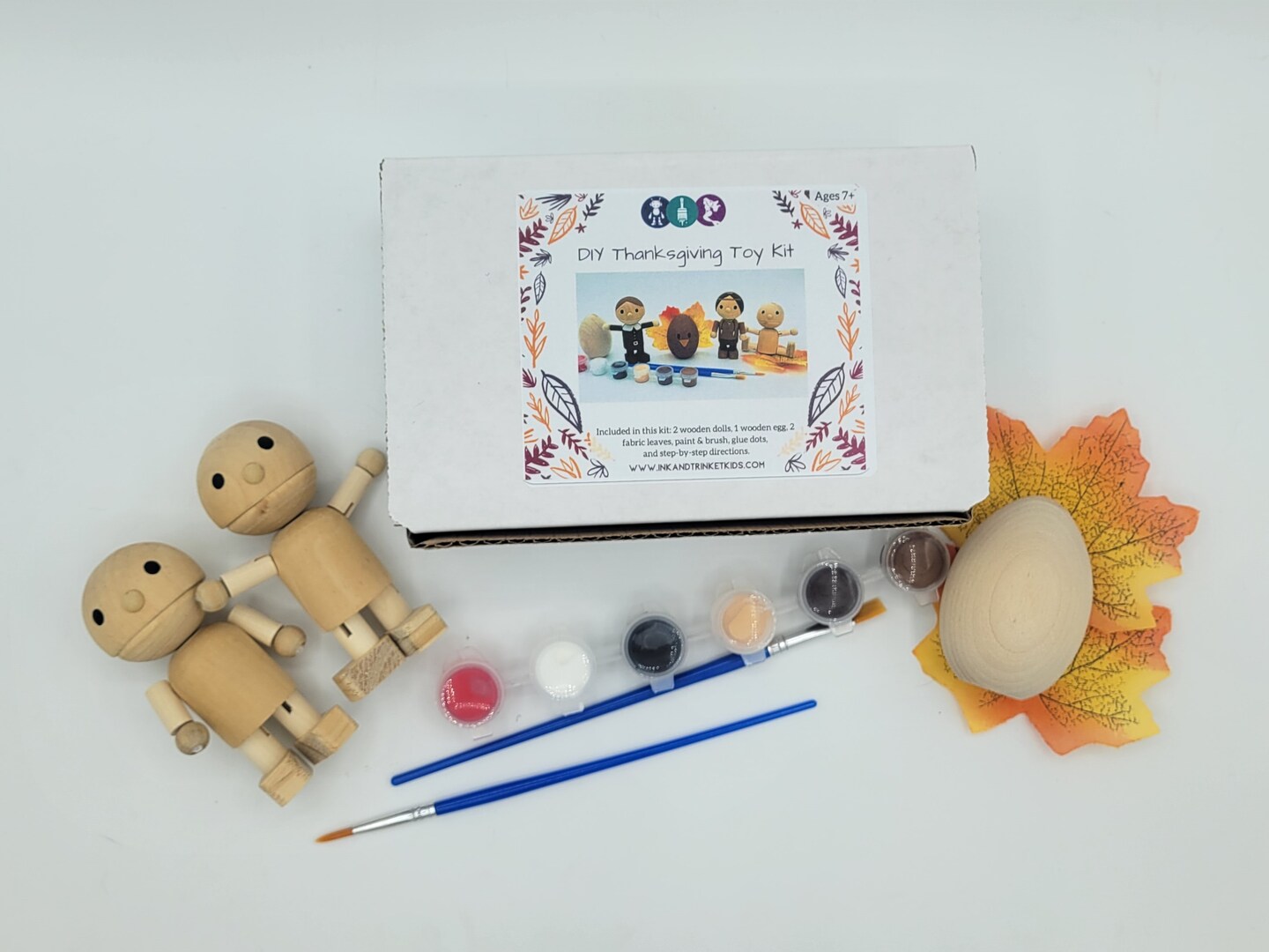 DIY Thanksgiving Craft Kit by Ink and Trinket Kids