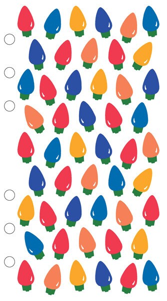Christmas Lights Sticko Stickers