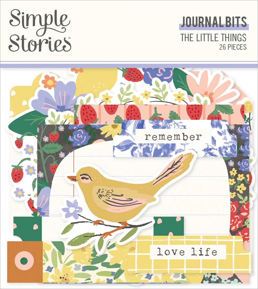 The Little Things Bits &#x26; Pieces Die-Cuts 26/Pkg-Journal