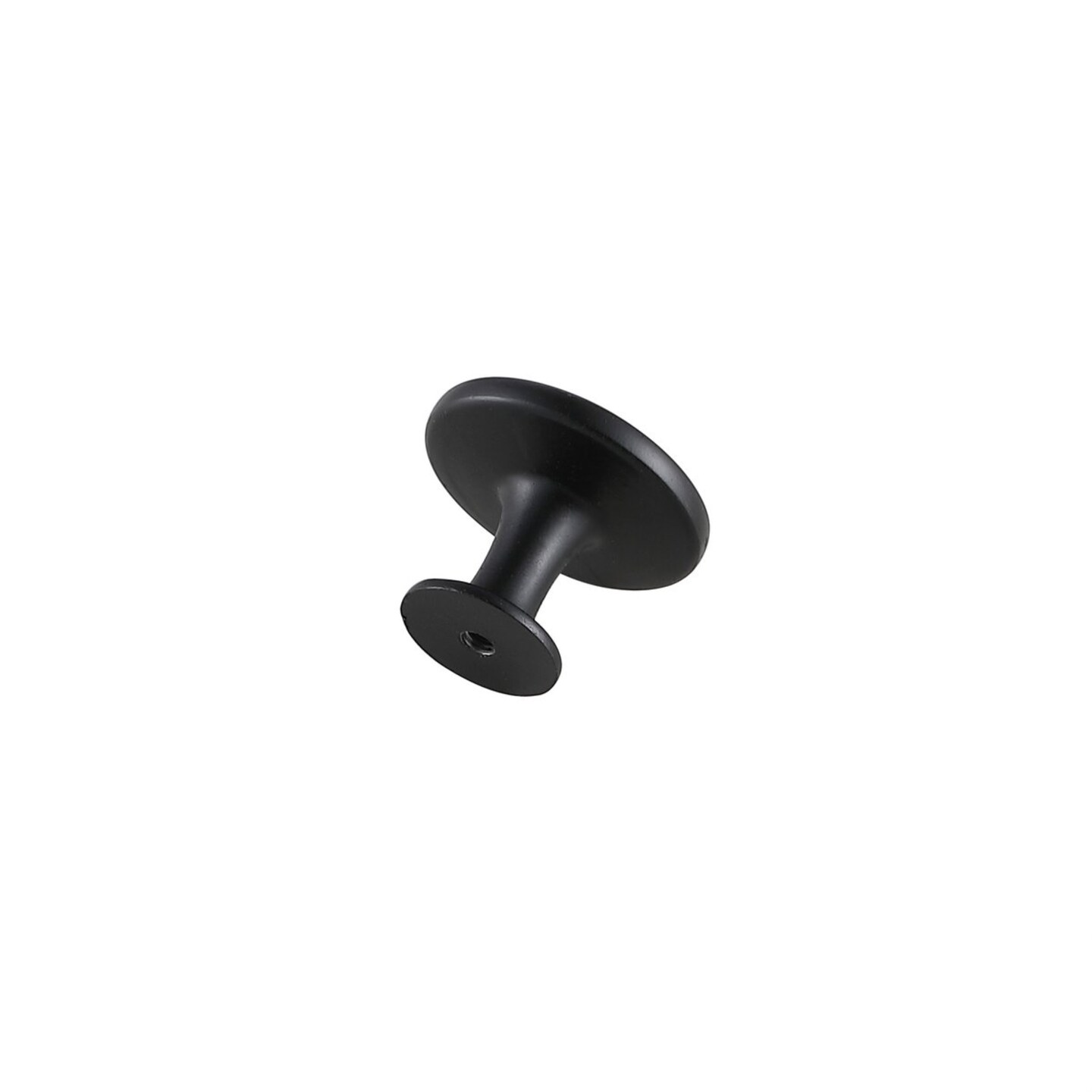 Logyn 1.3" Diameter Matte Black Mushroom Knob Multipack (Set of 10)