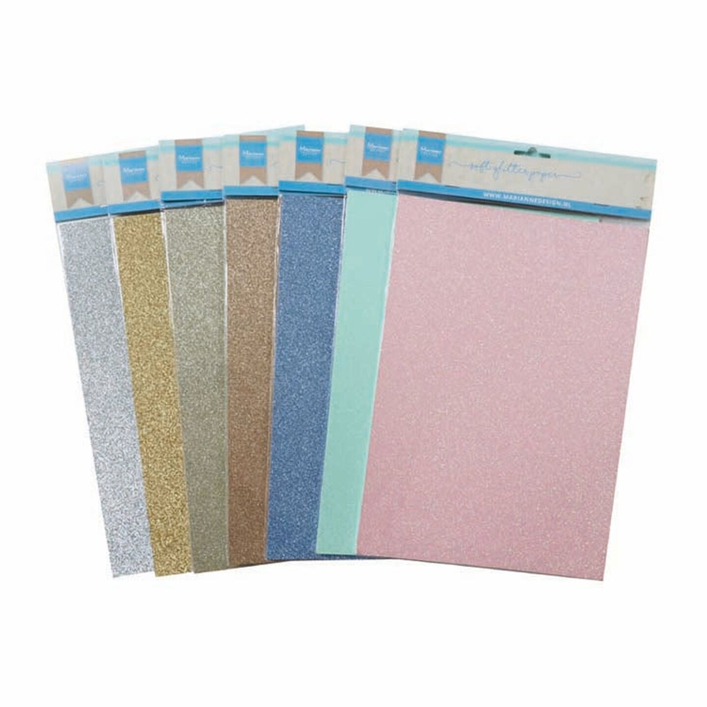 Marianne Design  Soft Glitter Paper - Light Pink