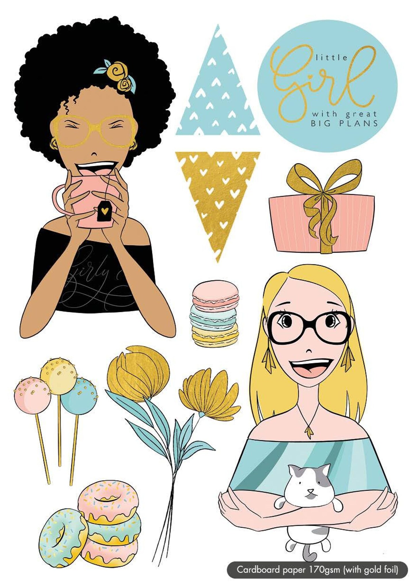 Studio Light Karin Joan Die Cut Block Missees Collection 148x210mm 20 SH nr.03