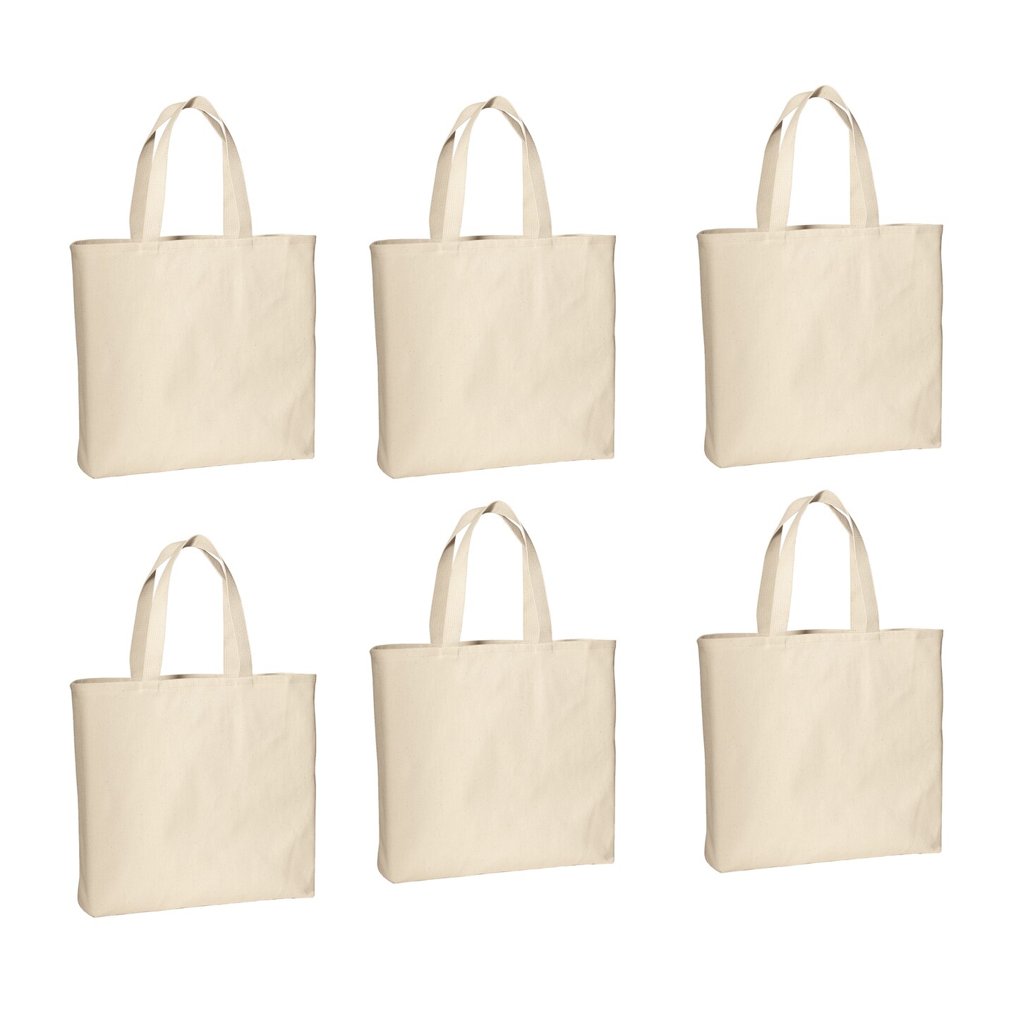 Multipack Heavy Canvas Twill Convention Bag | Reusable Blank Party ...