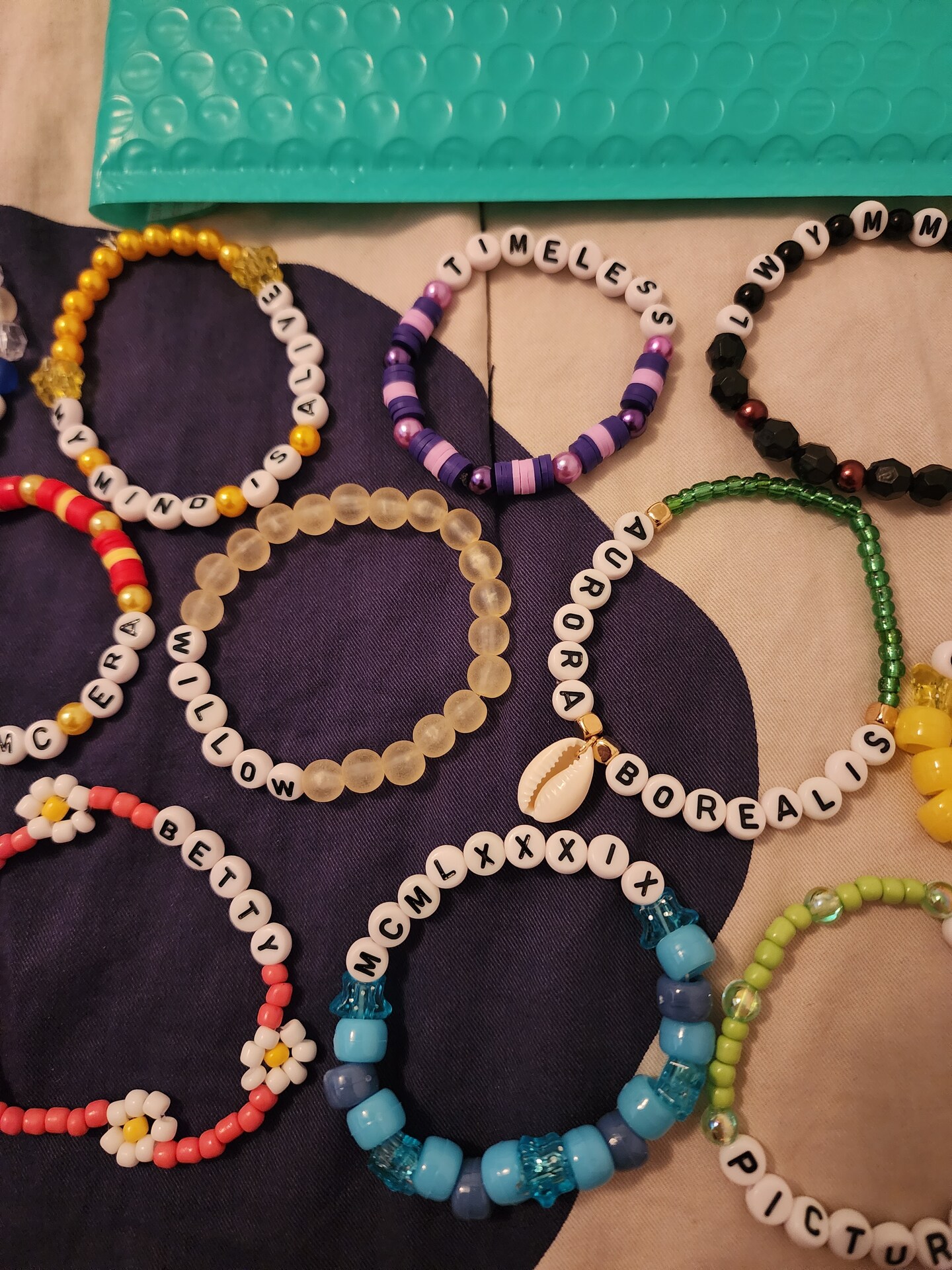 Preppy multi vsco bracelet / jewelry, viral/ popular, cheap | eBay