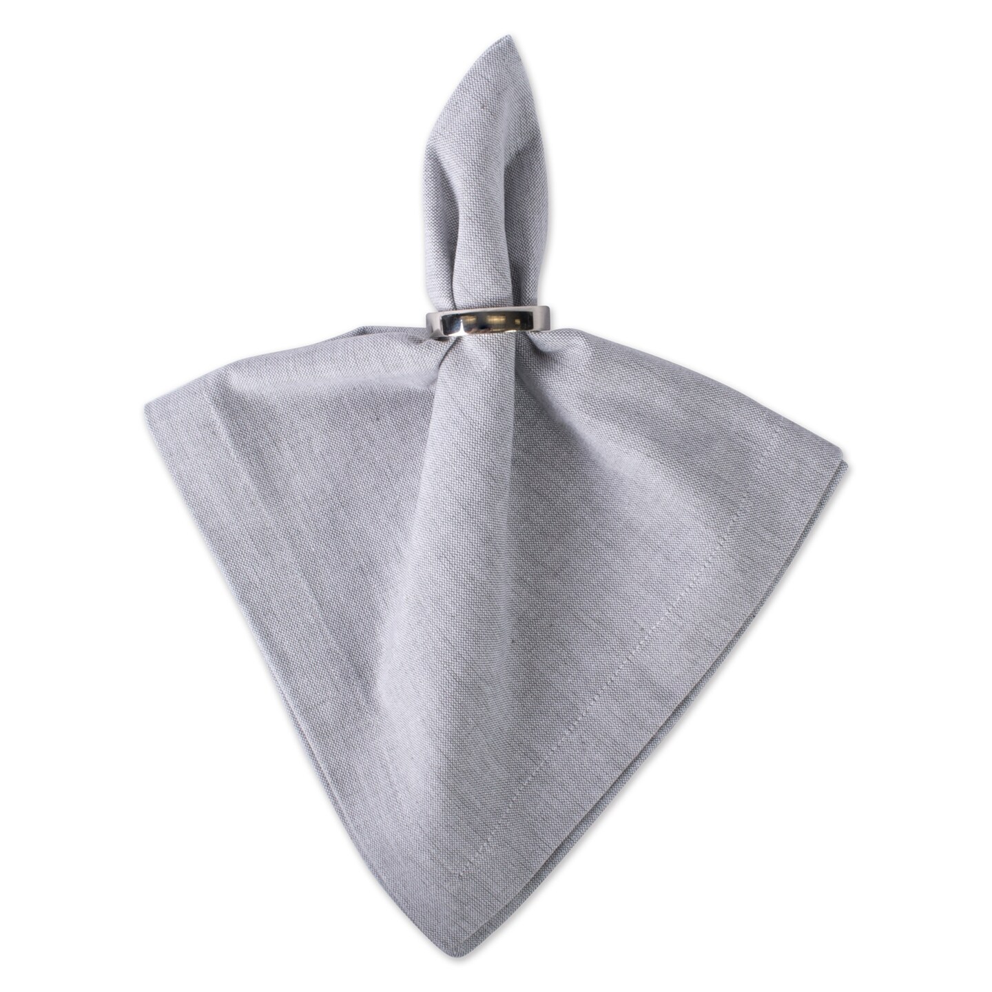 DII Gray Solid Chambray Napkin (Set of 6)