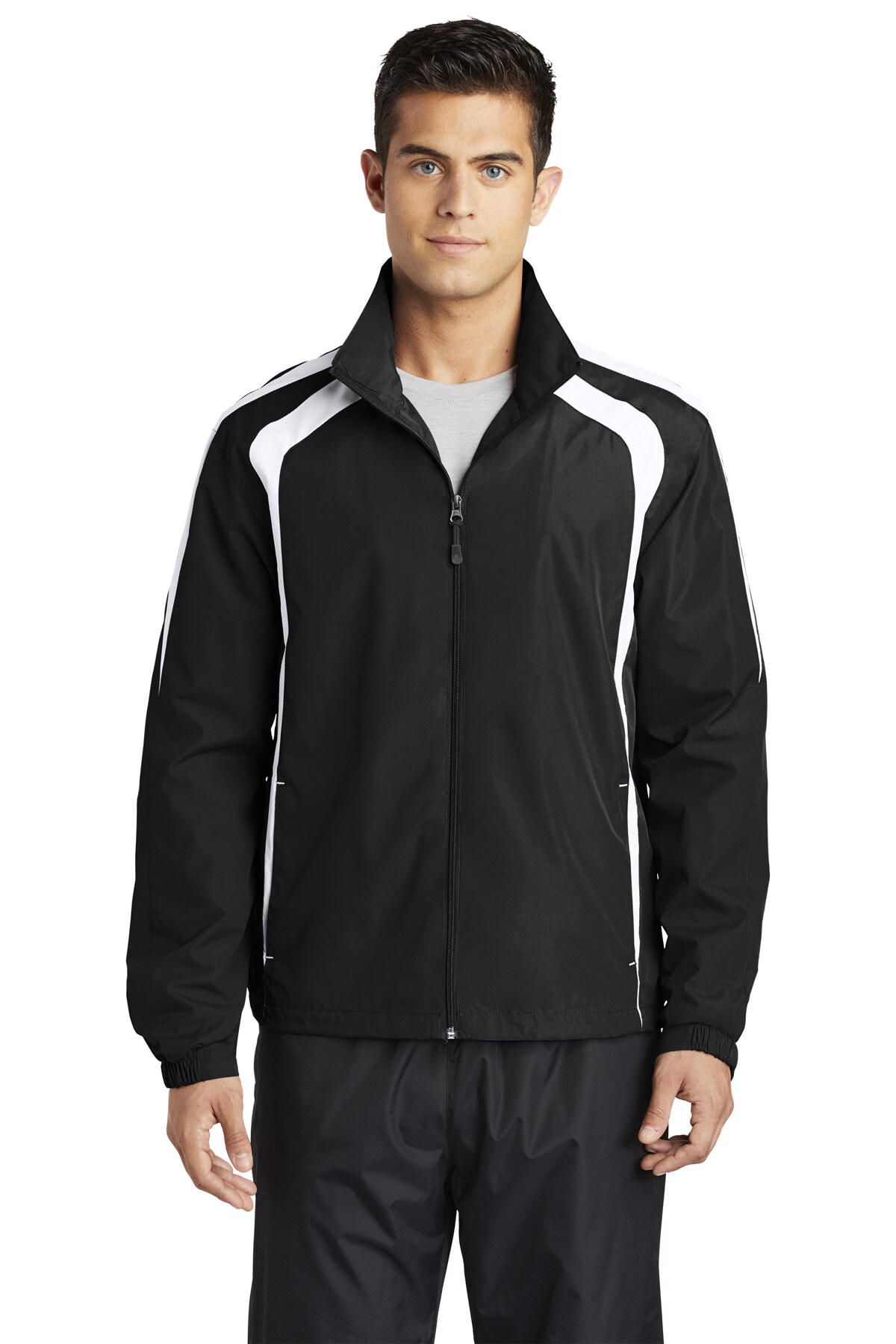 Sport-Tek Men&#x27;s Colorblock Raglan Jacket popular choice for Man With a stylish and comfortable jacket suitable for various outdoor activities and casual wear