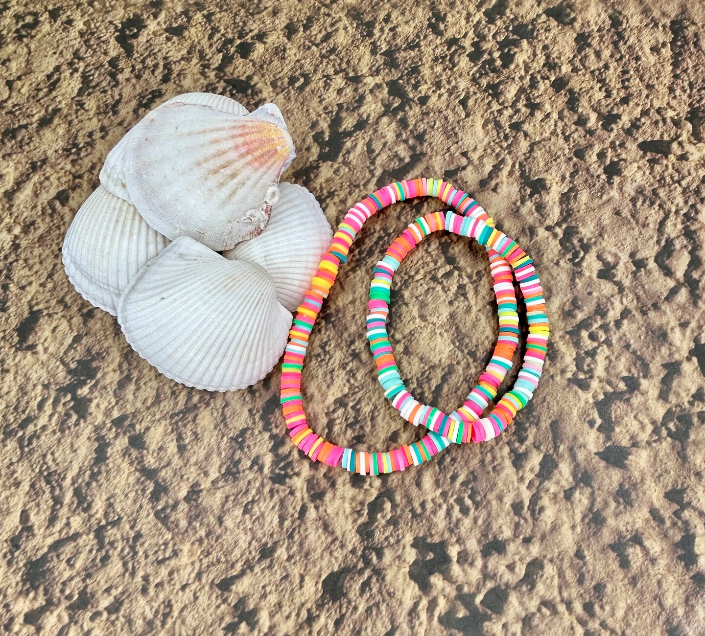 Copy-Bright Fuchsia and Orange and Blue, Green, Yellow, and White