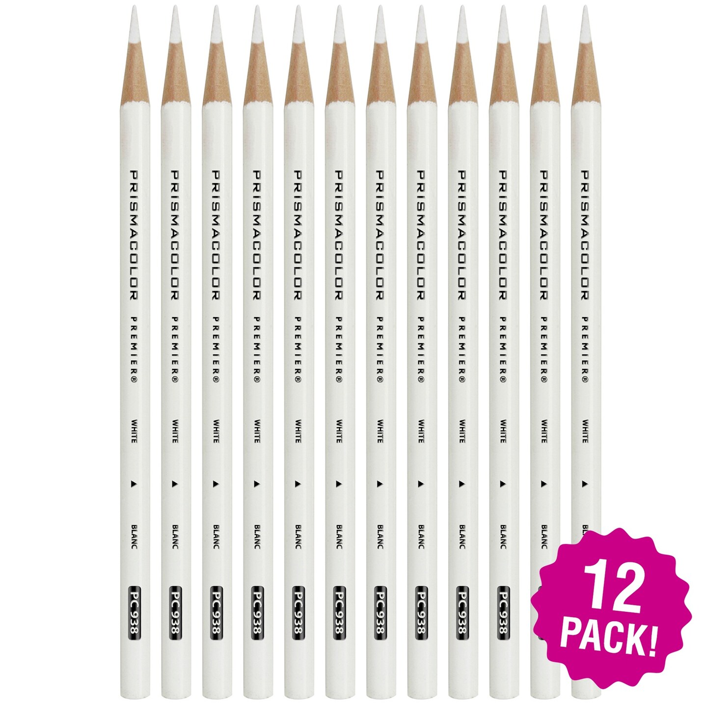 Multipack of 12 - Prismacolor Premier Colored Pencil Open Stock-White