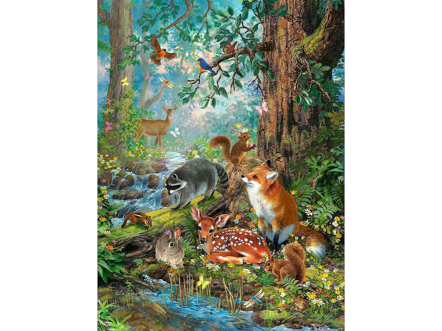 Sunsout Out in the Forest 1000 pc   Jigsaw Puzzle 59785